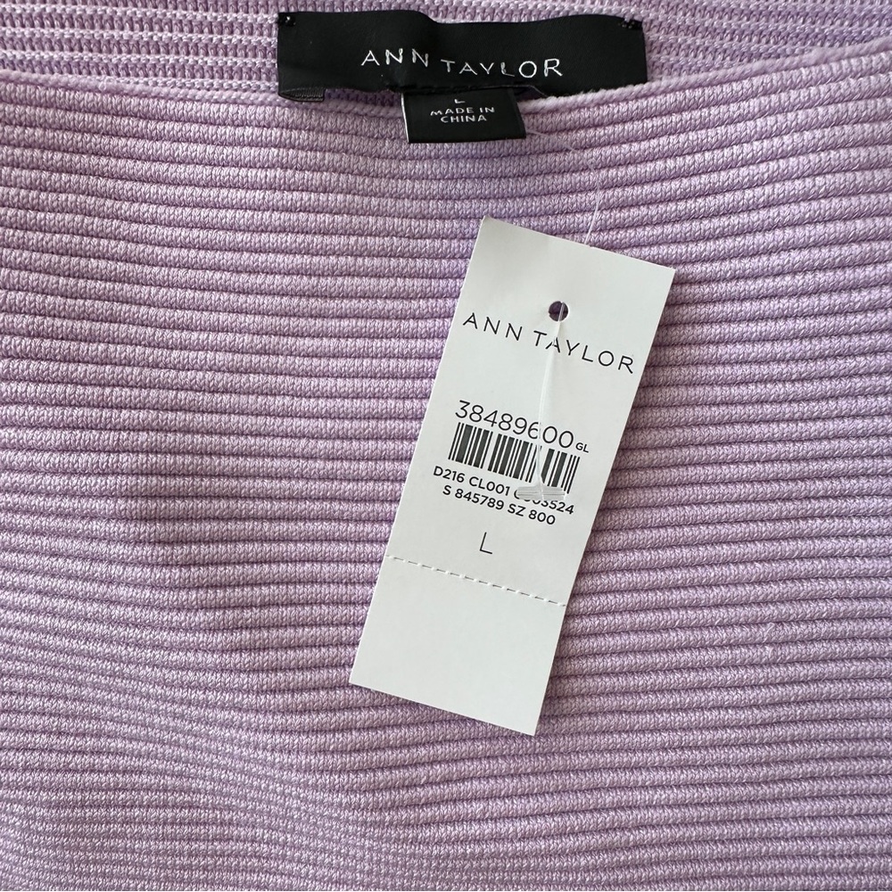NWT Ann Taylor Ribbed Midi Sweater Dress - Picture 6 of 7